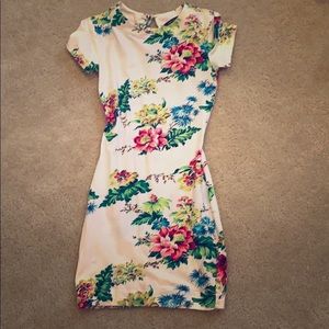 Floral mini dress